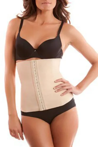 Apricot Plus Size 4 Steel Bones Latex Under Bust Corset