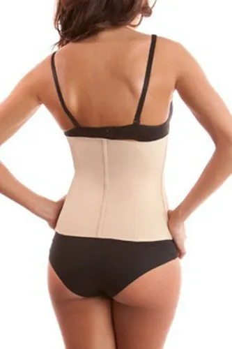 Apricot Plus Size 4 Steel Bones Latex Under Bust Corset