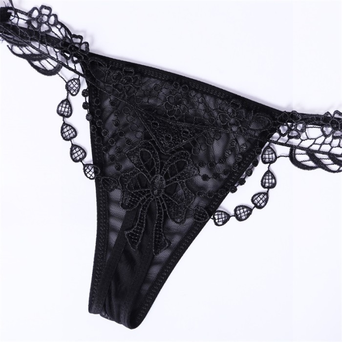 Embroidered & Beaded Lady Knicker