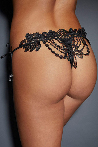 Embroidered & Beaded Lady Knicker