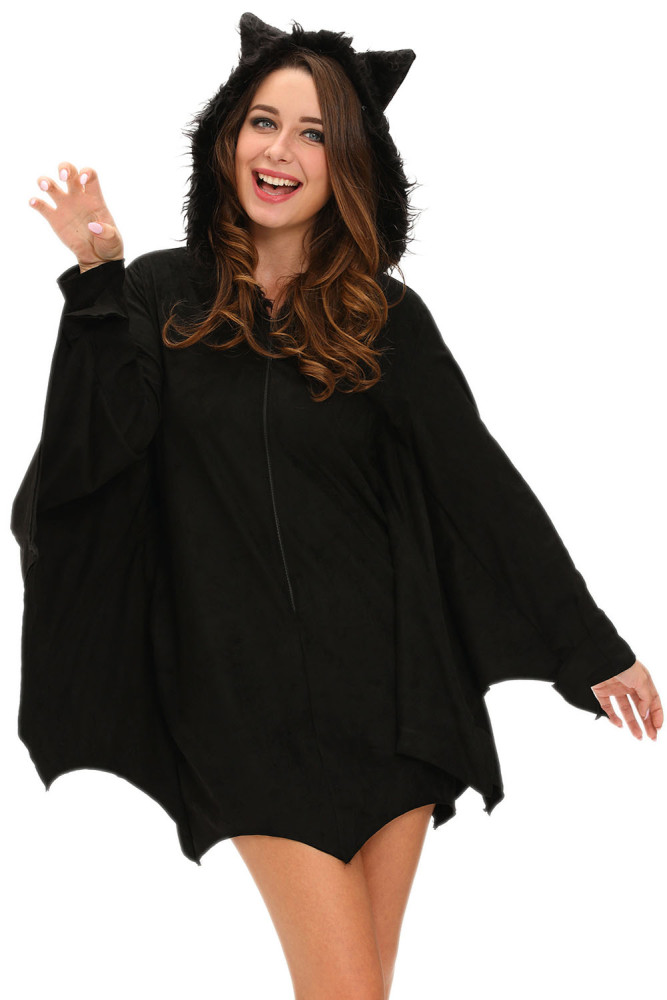 All in Black Bat Adult Costume
