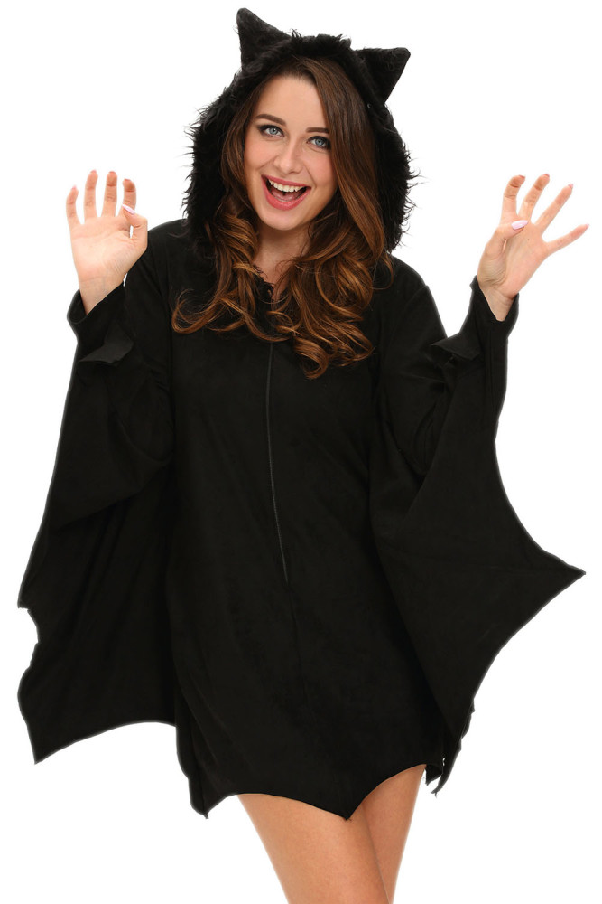 All in Black Bat Adult Costume