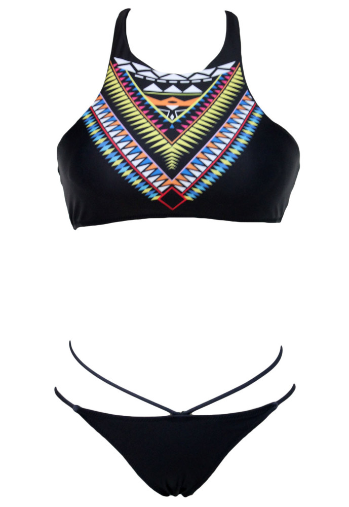 Gypsy Halter Tankini Top & Strappy Madrid Bottom