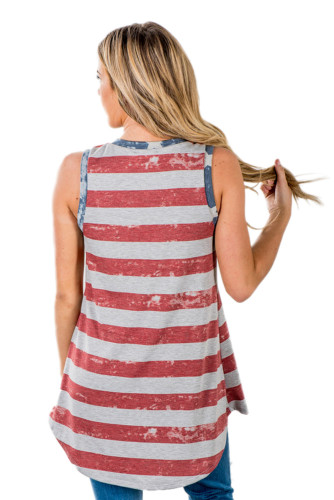 Vintage American Flag Tank