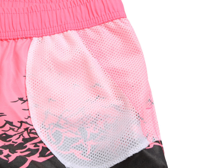 Rosy Sea Gull Printed Women Swim Shorts