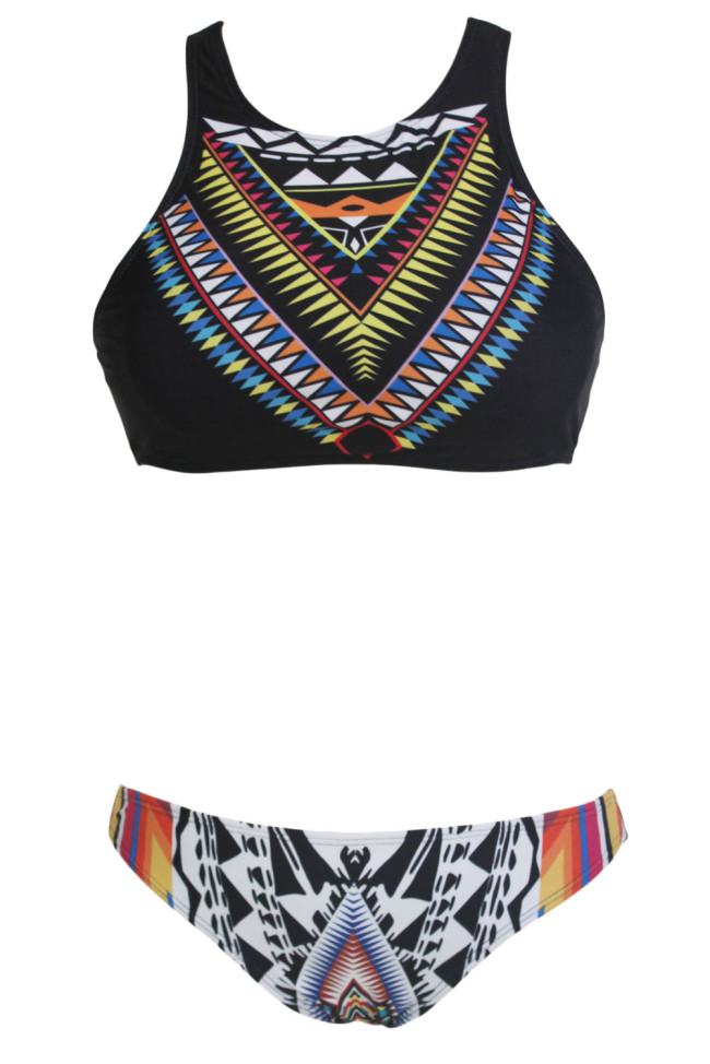 Gypsy Halter Tankini & Basic Teeny Bottom