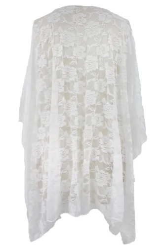 White Lace Kimono