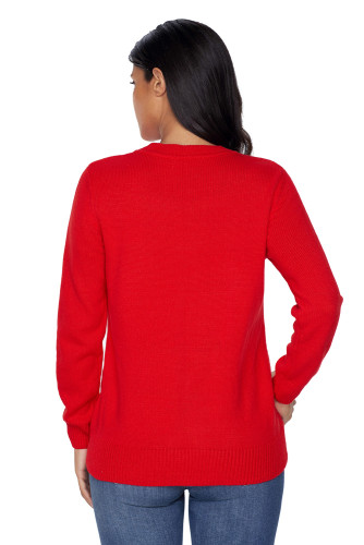 Red YEAH BITCH CHRISTMAS Sweater
