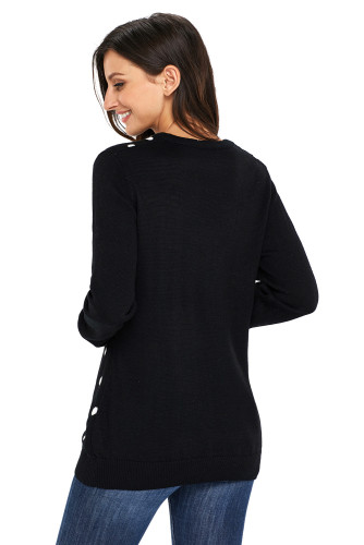 Black Christmas Reindeer Sweater