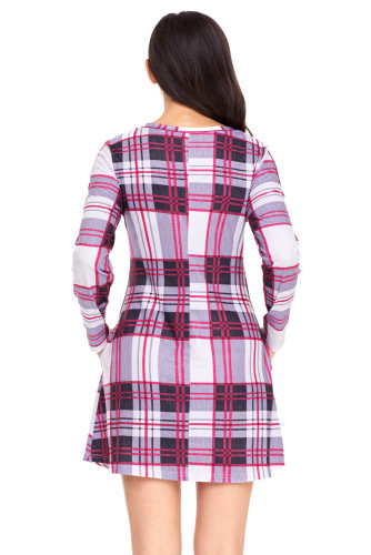 Preppy Plaid Mini Dress