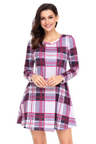 Preppy Plaid Mini Dress