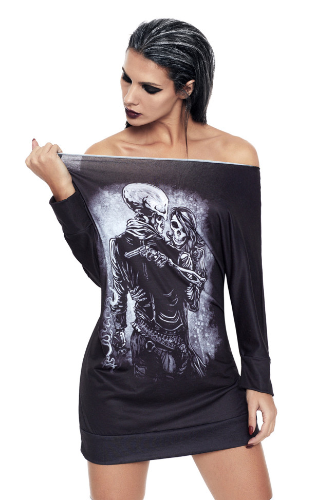 Bandana Gangsta Girl Mini Jersey Dress