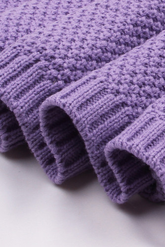 Purple Quality Cotton Knitted Baby Blankets