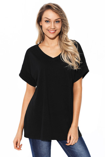 Black Simple Fashion Pocket T-shirt