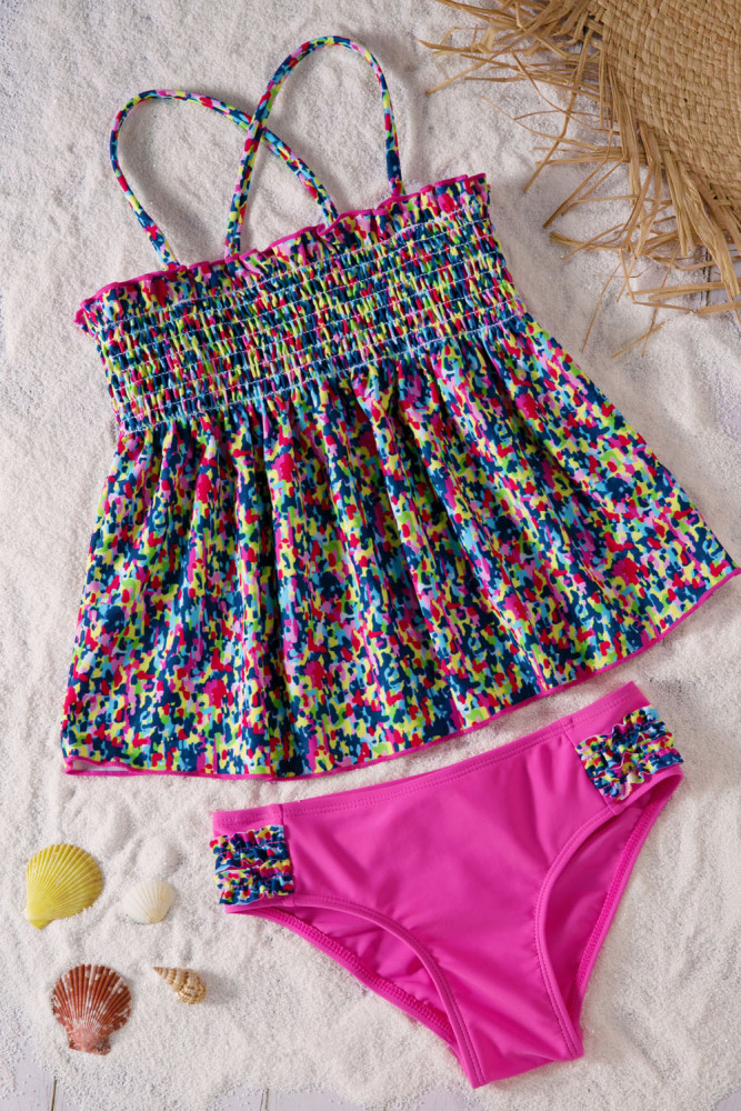 Little Girls’ Boho Two Piece Swimsuit Set