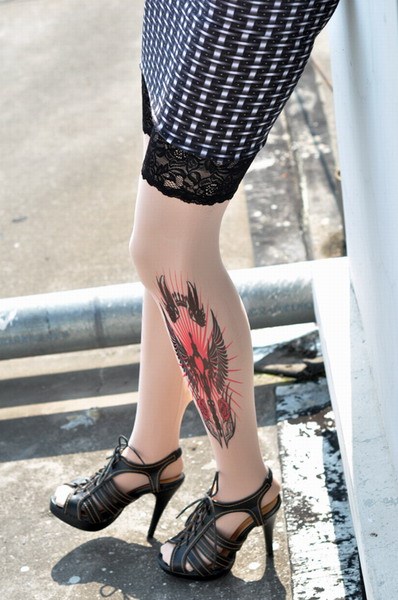 Excalibur Inspired Tattoo Stockings