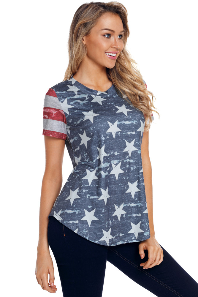 Camo Stars Stripes Tee