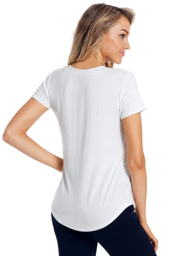America Flag Eagle White Daily T-shirt