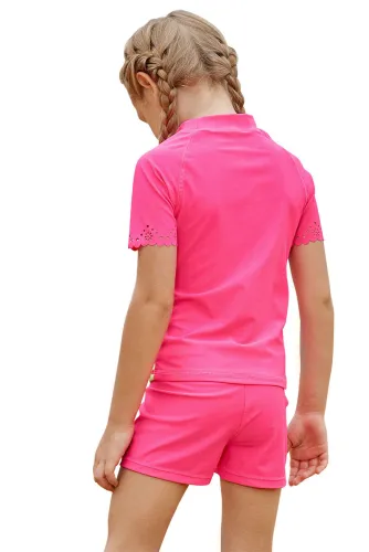 Girls Beach Day Comfortable Shirt and Short Set