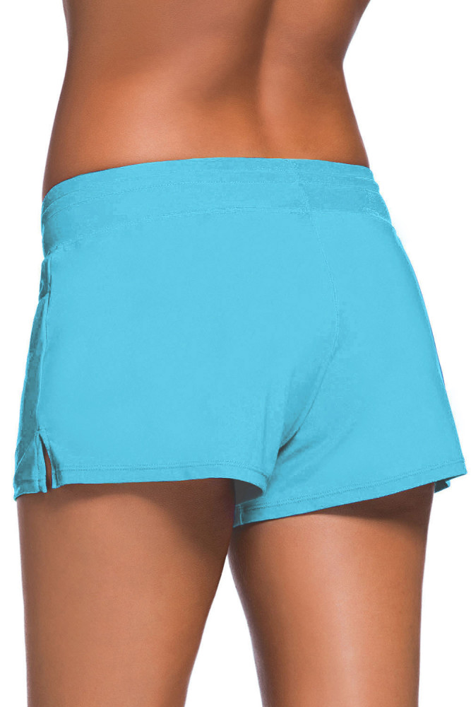Light Blue Women Swim Boardshort