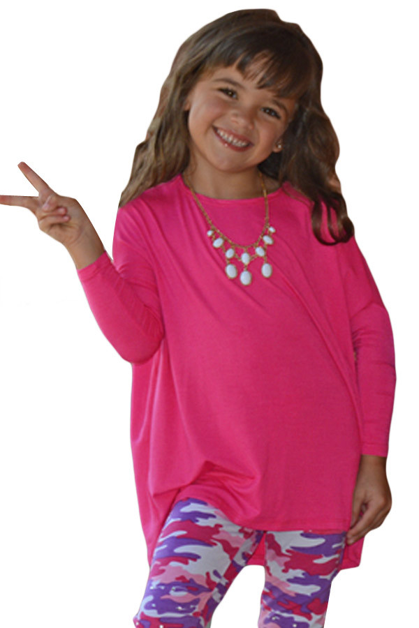 Rosy Soft Cotton Long Sleeve Girl Top