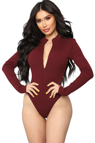 Red Grind Time Beyond Long Sleeve Bodysuit