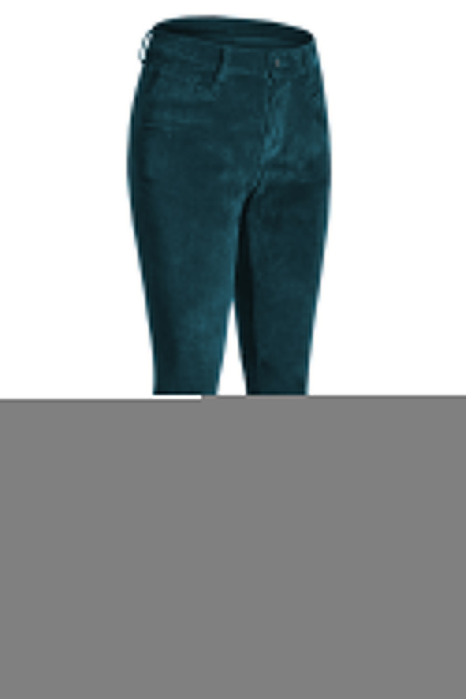 Green Flared Bottom Leg Velvet Pants