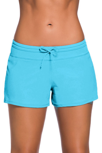 Light Blue Women Swim Boardshort