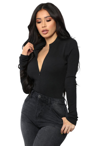 Black Grind Time Beyond Long Sleeve Bodysuit
