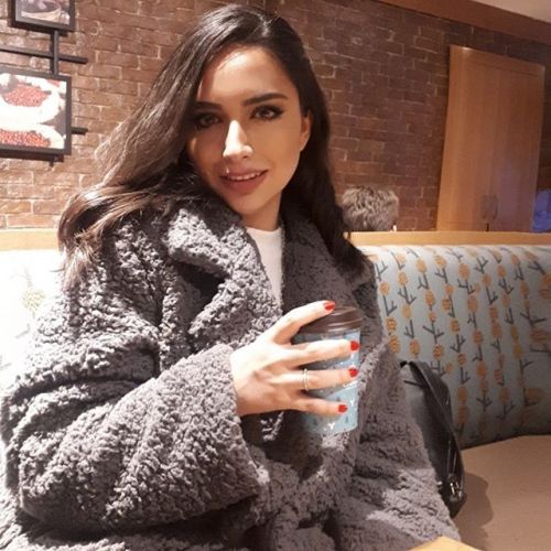 Charcoal Fleece Open Front Coat with Pockets