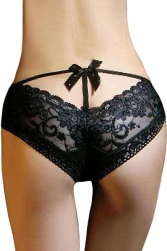 Black Classic Fashion Thongs