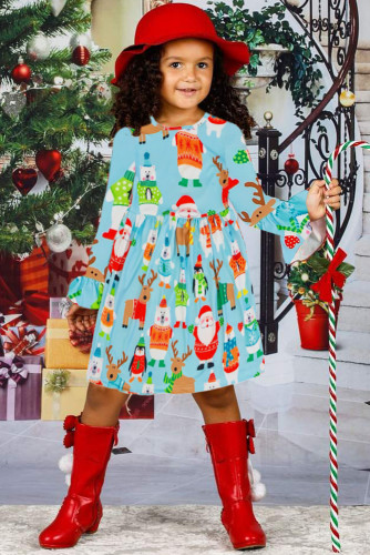 Holiday Friend Christmas Little Girl Dress