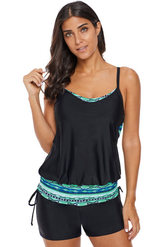 Turn Out Double Up Tankini Swim Top