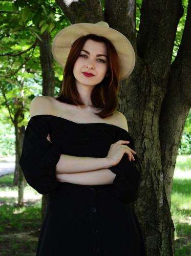 Black Off Shoulder Puff Sleeve Button Front Vintage Dress