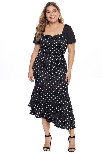 Dolly Flare Polka Dot Dress
