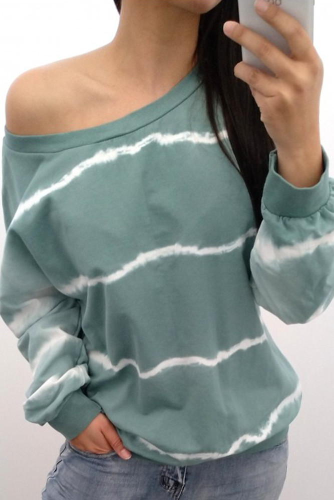 Green Tie Dye Sweatshirt