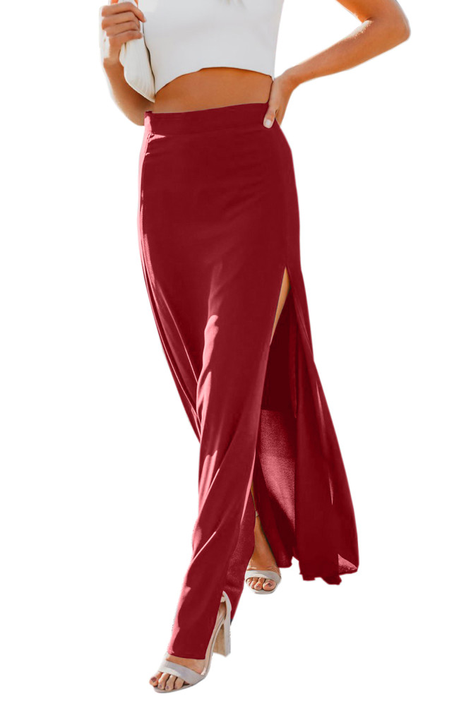Red Drop Dead Gorgeous Maxi Skirt