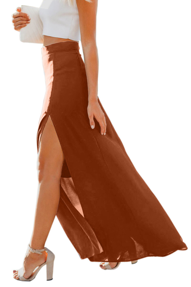 Orange Drop Dead Gorgeous Maxi Skirt