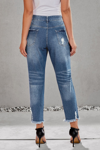 Mason Distressed Boyfriend Denim