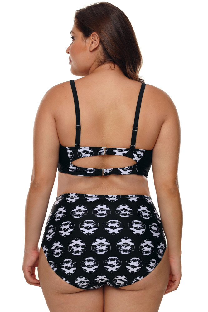 Catch Your Label Stylish Two-piece Plus Size Bathing Suit