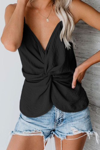 Black Twist Tank