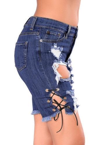 Medium Rise Bermuda Shorts