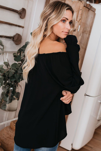 Black Classic Tale Blouse