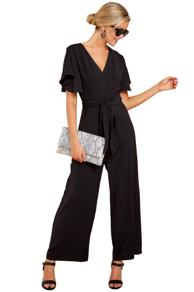 Enjoy This More Black Jumpsuit