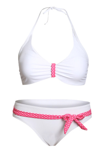 White Buffalo Bikini with Contrast Details