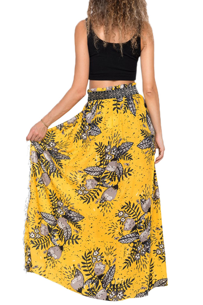 Summer Blossom Maxi Skirt