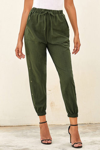 Green On The Run Pocketed Pants
