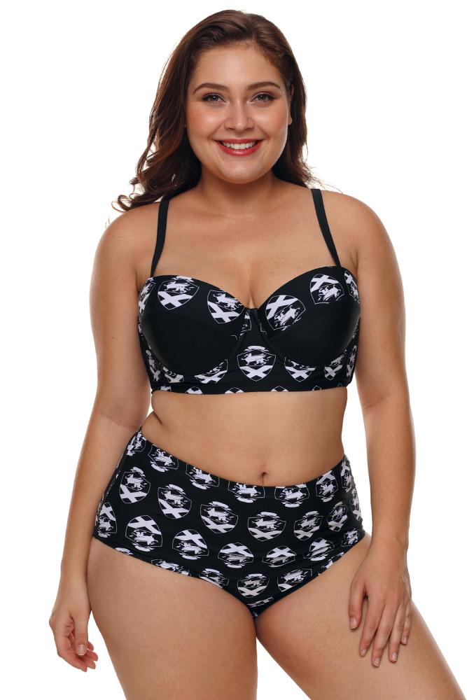 Catch Your Label Stylish Two-piece Plus Size Bathing Suit