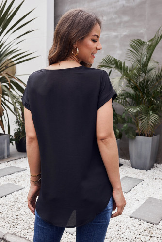 Blacke Zip To It Blouse