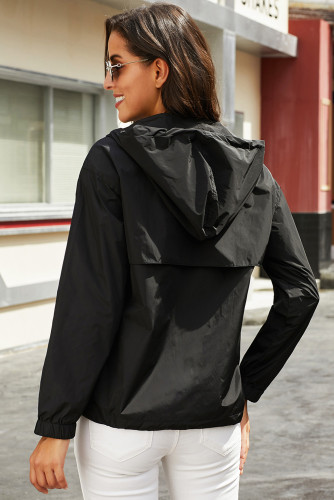 Black Windbreak Jacket